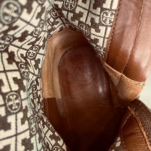 TORY BURCH Cognac Boots Size 7 - Picture 9 of 10